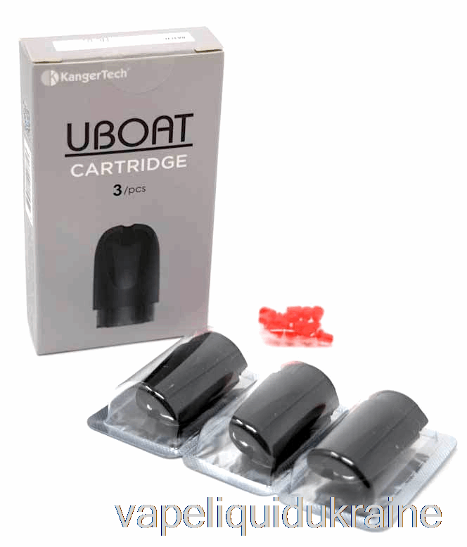 Vape Liquid Ukraine Kanger UBOAT Replacement Pod Cartridges 1.5ohm Coils (Pack of 3)